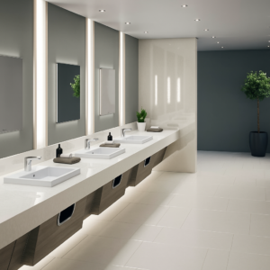 HospitalityBath commercial bathroom fixtures designed for hotels and public facilities