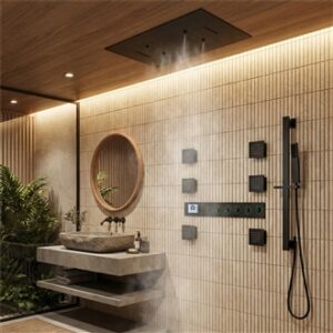 Read more about the article Satin Brass Shower System and Satin Rose Gold Shower System