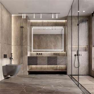 Hospitality bathroom vanities and sinks