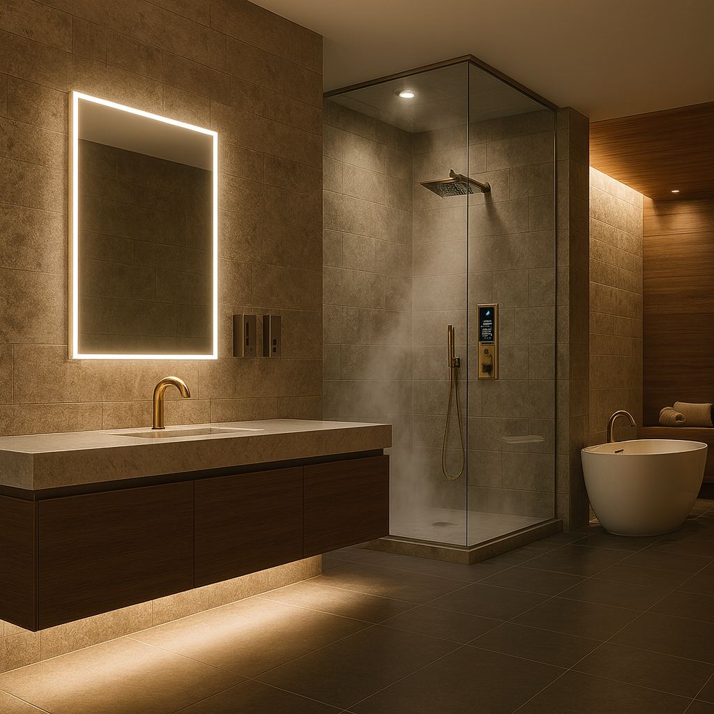 Tub fillers for luxury hotel bathrooms