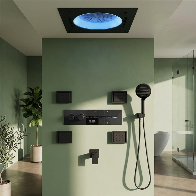 Premium spa smart shower comparison for hospitality bathrooms